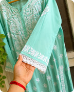 Thread Theory | Hand-Embroidered Modal Kurta Set