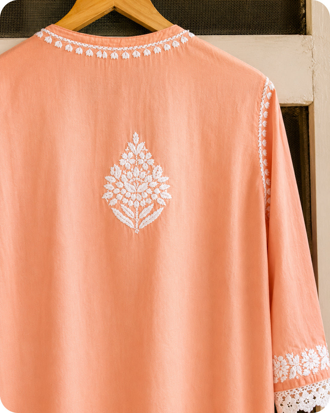 Thread Theory | Hand-Embroidered Modal Kurta Set