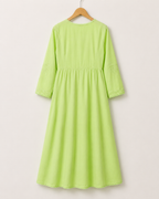 Tehzeeb Thread | Hand-Embroidered Cotton Angarakha Kurta