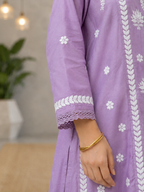 Shaam Edit | Hand-Embroidered Chanderi Kurta