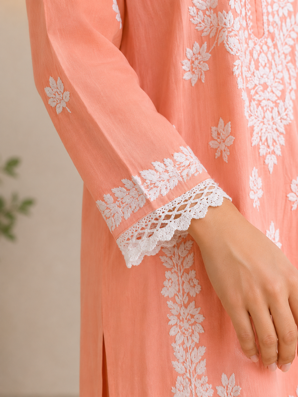 Thread Theory | Hand-Embroidered Modal Kurta Set