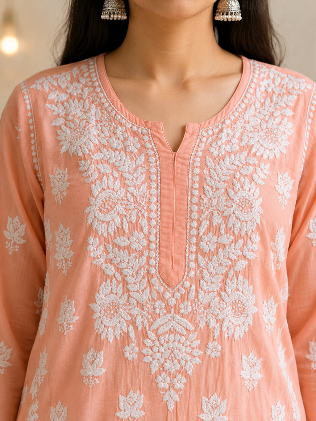 Thread Theory | Hand-Embroidered Modal Kurta Set
