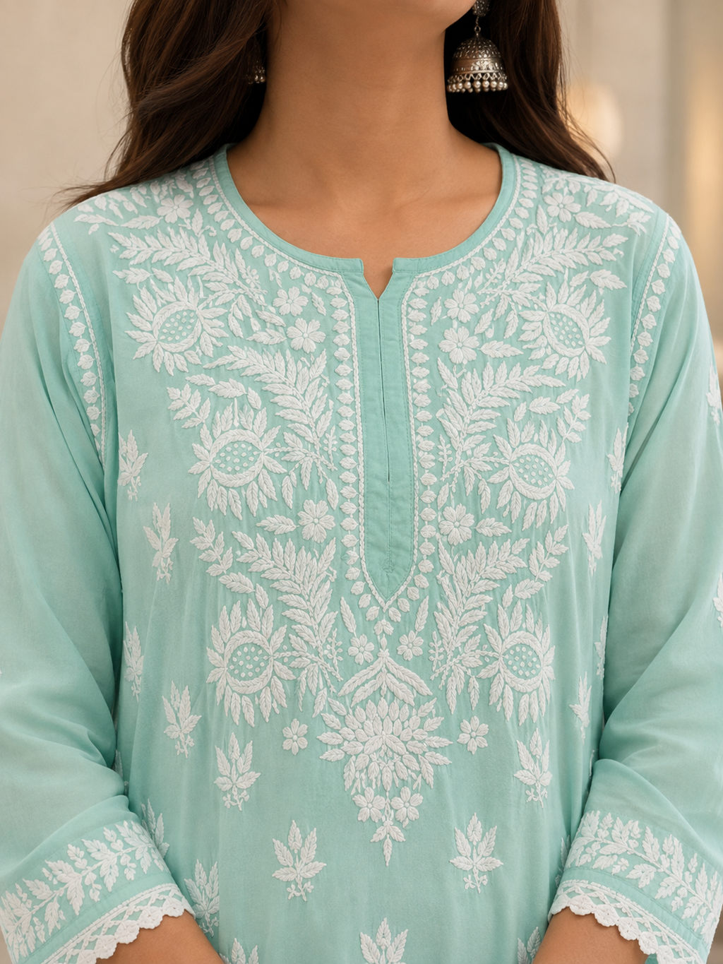 Thread Theory | Hand-Embroidered Modal Kurta Set