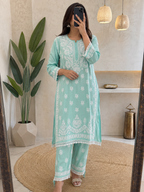 Thread Theory | Hand-Embroidered Modal Kurta Set
