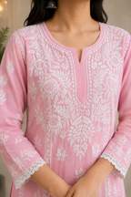 Thread Theory | Hand-Embroidered Modal Kurta Set