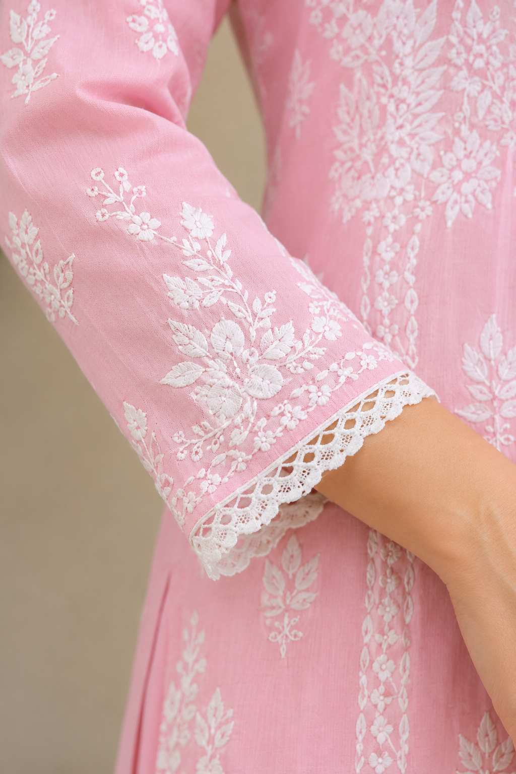 Thread Theory | Hand-Embroidered Modal Kurta Set