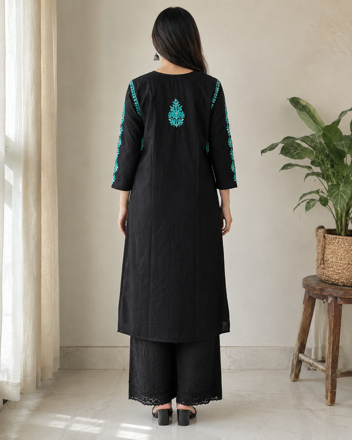 Noor Threads | Hand-Embroidered Kurta